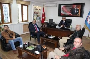 SENDİKA BAŞKANLARI İLE BİRAYA GELDİ
