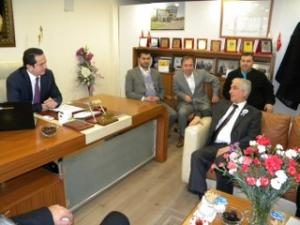 Defterdardar Erol Pişkin Fatsa Ticaret Odasını Ziyaret Etti