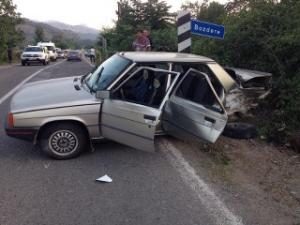 Trafik kazasında 4 kişi yaralandı
