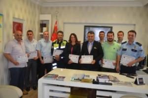 FATSA'DA POLİSLERE BAŞARI BELGESİ VERİLDİ