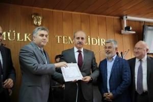 AK PARTİ ORDU MİLLETVEKİLLERİ MAZBATALARINI ALDILAR