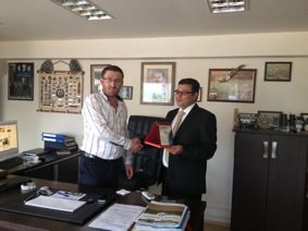 Dekan’dan Arda Soğuk Hava Depolarına Plaket