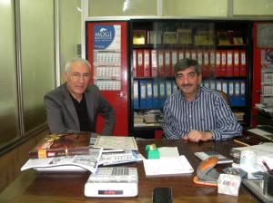 SANATÇI MEHMET GÜMÜŞ GAZETEMİZİ ZİYARET ETTİ