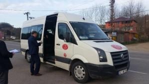 Öğrenci servis araçları denetlendi