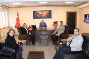 Sağlık çalışanlarından Kaymakam Yapıcıya Ziyaret