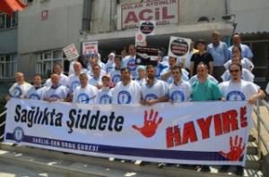 Hemşire, görevi başında darp edildi