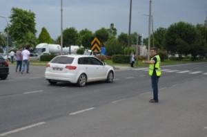Emniyet Müdürü Trafik yeleğini giydi çalıştı