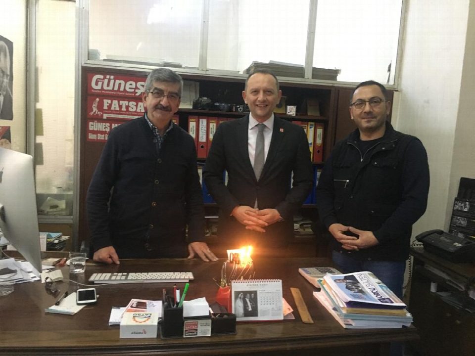 CHP YÖNETİMİ GAZETEMİZİ ZİYARET ETTİ