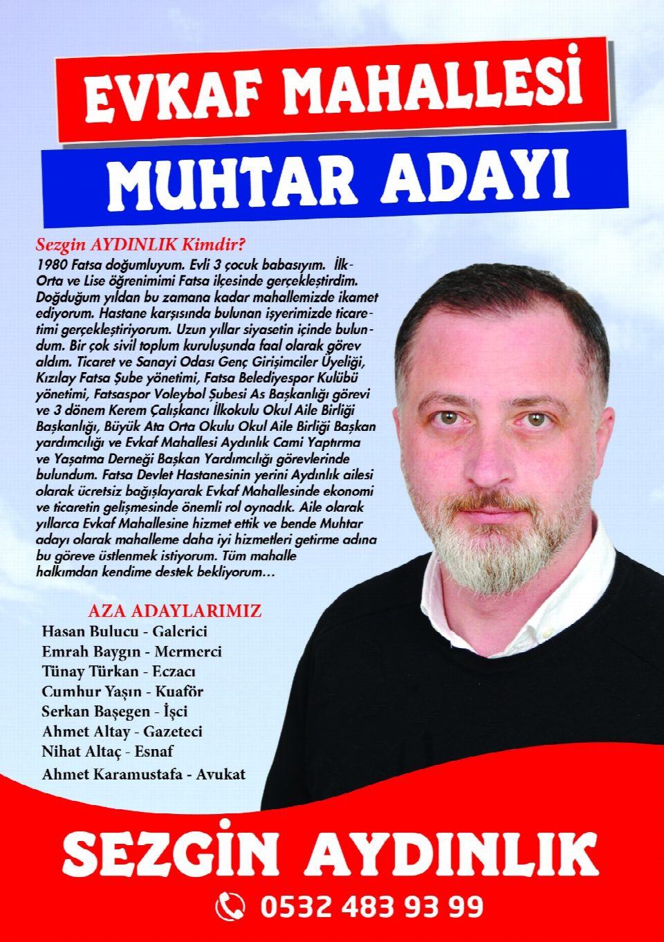 Evkaf Sezgin Muhtar ile Aydınlanacak