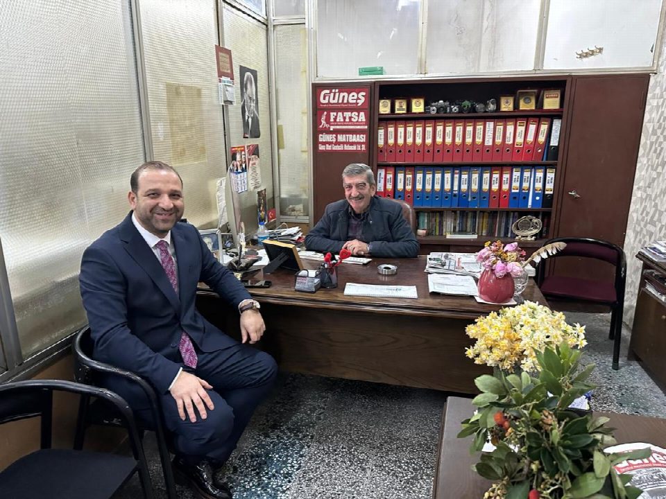 BAŞKAN DANIŞMANI İBRAHİM EROĞLU GAZETEMİZİ ZİYARET ETTİ