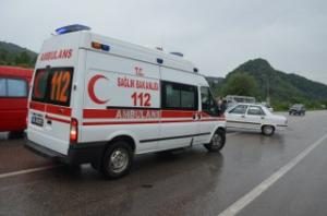 FATSA'DA KAZA 1 YARALI