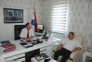 BAŞKAN ANLAYAN EMNİYET MÜDÜRÜ CİBELİK’İ ZİYARET ETTİ
