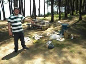 Piknik alanları çöplüğe döndü