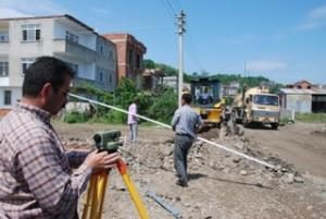 YAĞMUR SUYU HATTI YAPILDI