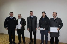 Motorlu Taşıt Sürücüleri Sınav Sorumlusu Kursiyerlere Belgeleri takdim Edildi