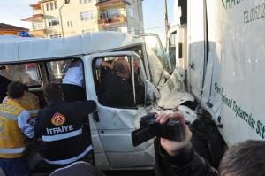 Yine Fiskobirlik kavşağı yine kaza
