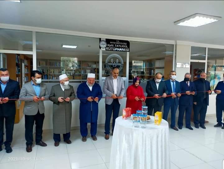 Halil Tatlıgül kütüphanesi dualarla açıldı