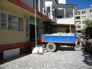 Orta Büyük Camiinde tadilat bittikten sonra daha fazla kişi ibadet yapabilecek