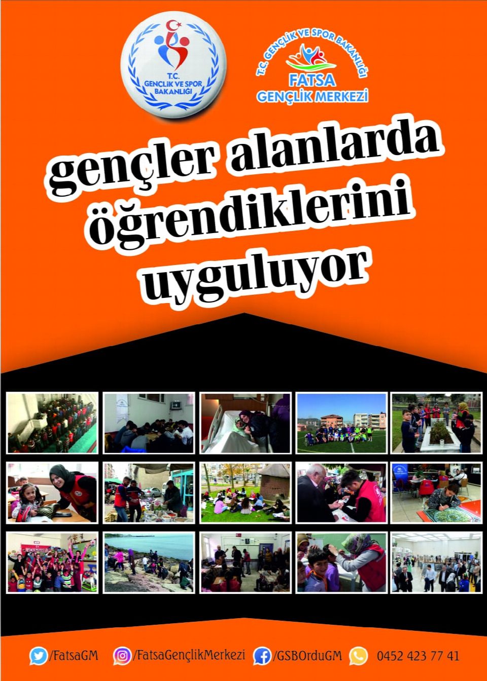 Fatsa Gençliği merkezinde eğitiliyor
