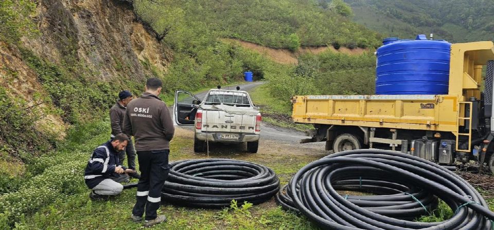 Büyükşehir, Kabadüz’de 3 mahallenin içme suyu altyapısını yeniledi