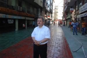 DEREÜSTÜ CADDESİNDE ÇEVRE DÜZENLEMESİ ÇALIŞMALARI TAMAMLANDI
