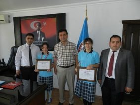 Derece Alan Öğrencilerden ziyaret