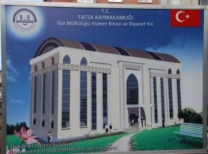 MÜFTÜLÜK HİZMET BİNASI YAPIMINA DEVAM EDİLİYOR