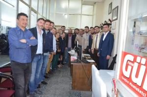 FATSA CHP'DEN GAZETEMİZE ZİYARET