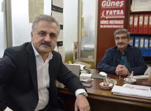 21. 22. 23. Dönem Ordu Milletvekili Eyüp Fatsa gazetemizi ziyaret etti