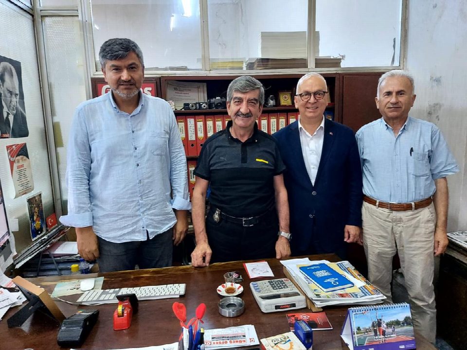 Şanser Şahin gazetemizi ziyaret etti