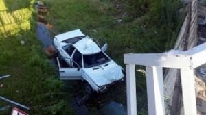 TRAFİK KAZASINDA 2 KİŞİ YARALANDI
