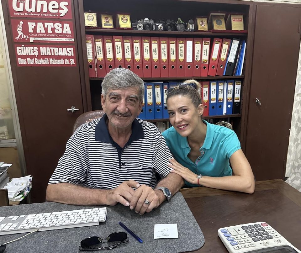 Mimar Elif Çamaş Güneş gazetesini ziyaret etti