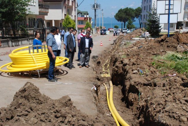 FATSA’DA DOĞALGAZ ÇALIŞMALARI DEVAM EDİYOR