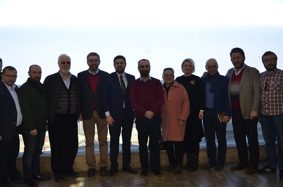 Usta Kalem Gazeteci Yazar İsmail Saymaz, Fatsa’ya geldi.