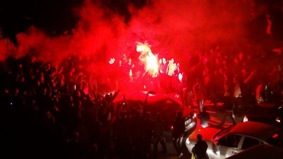Galatasaray Taraftarları Galibiyeti Böyle Kutladı