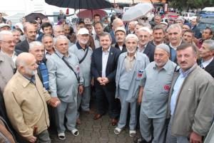 BAŞKAN ANLAYAN HACI ADAYLARINI UĞURLADI