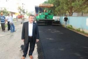 ASFALTLAMA EKİBİ MUSTAFA KEMAL PAŞA DA