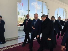 KURTULMUŞ VE ŞENER TUNUS'TA TERÖRÜ LANETLEDİ