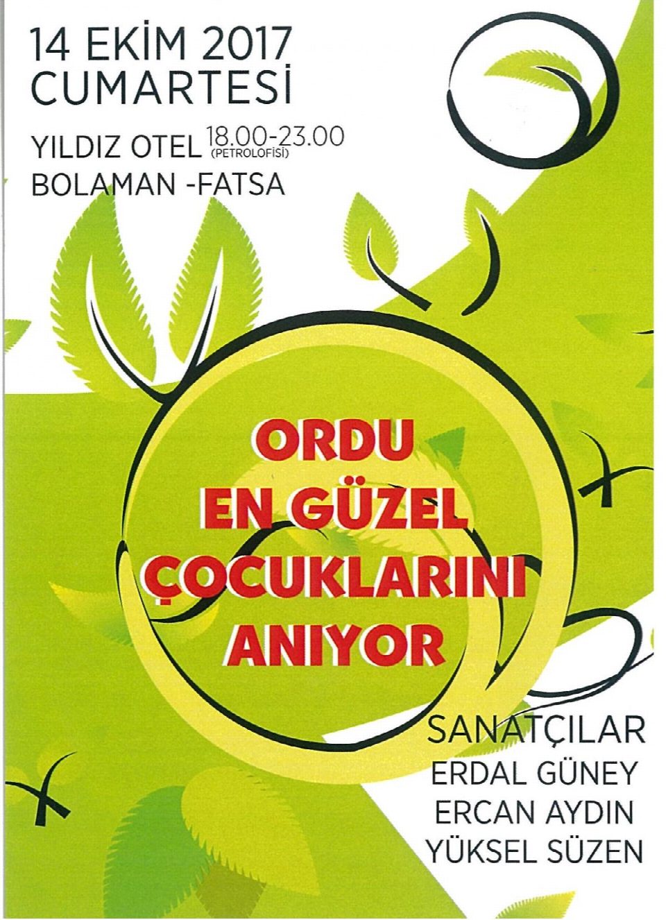 ORDU EN GÜZEL ÇOCUKLARINI FATSADA ANIYOR