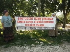 Güneycik Köylüleri Maden Ocağına Tepkili