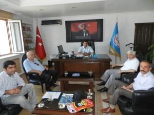 MEF-DER PROJE EKİBİ İLÇE MİLLİ EĞİTİM MÜDÜRÜNÜ ZİYARET ETTİ