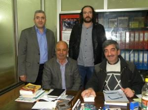 MHP Fatsa Belediye Başkan Adayı Mustafa Sade Gazetemizi Ziyaret Etti