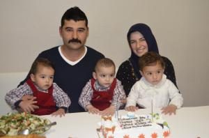 MUCİZE ÜÇÜZLER 2 YAŞINA GİRDİ