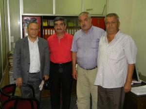 MUSTAFA DARÇIN GAZETEMİZİ ZİYARET ETTİ