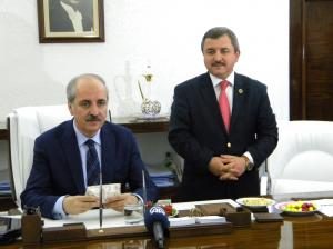 AK Parti Genel Başkan Yardımcısı Numan Kurtulmuş Fatsa Belediyesini ziyaret etti
