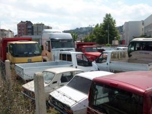 OTOPARK HACİZLİ ARAÇLARLA DOLU