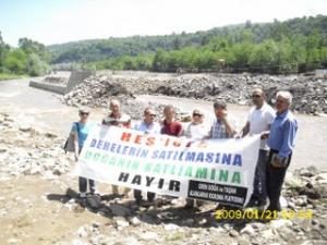 İNŞAAT DEVAM EDİNCE HES'CİLER AÇIKLAMA YAPTI