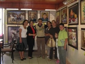 ÇINARLARIN GÖLGESİNDE RESİM SERGİSİ AÇILDI