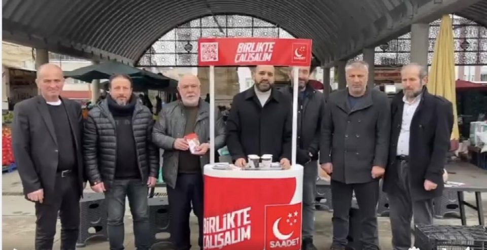 Saadet Partisi Fatsa’dan pazarlarda dayanışma çalışması