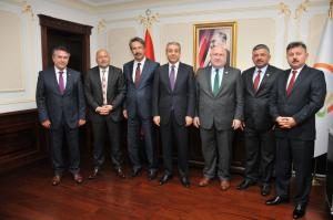 MİLLETVEKİLLERİ VE FINDIK TEMSİLCİLERİNDEN BAKAN EKER’E ZİYARET